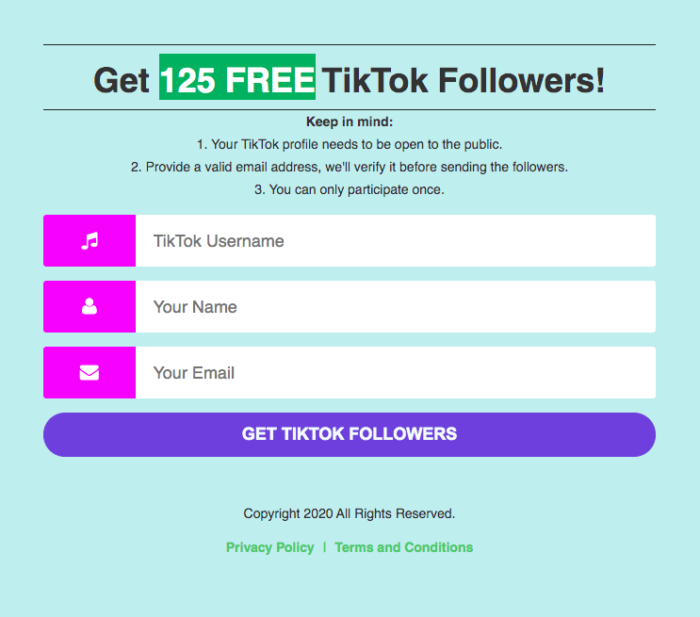 TikFuel for free TikTok followers